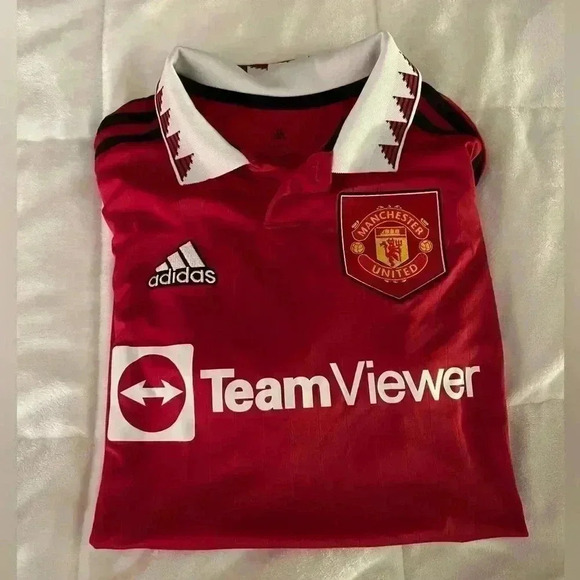 adidas Other - YOUTH XL Adidas Manchester United Home Replica Jersey